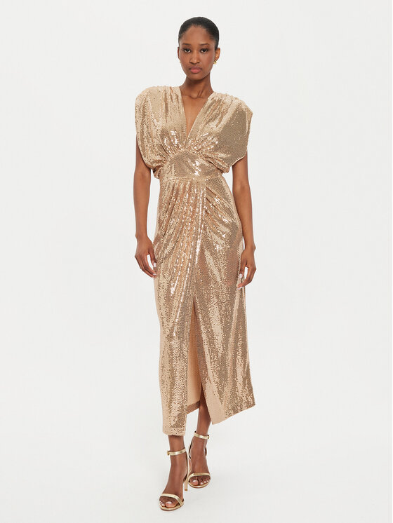 Вечернее платье стандартного кроя Rinascimento, золотой
Вечернее платье стандартного кроя Rinascimento, золотой