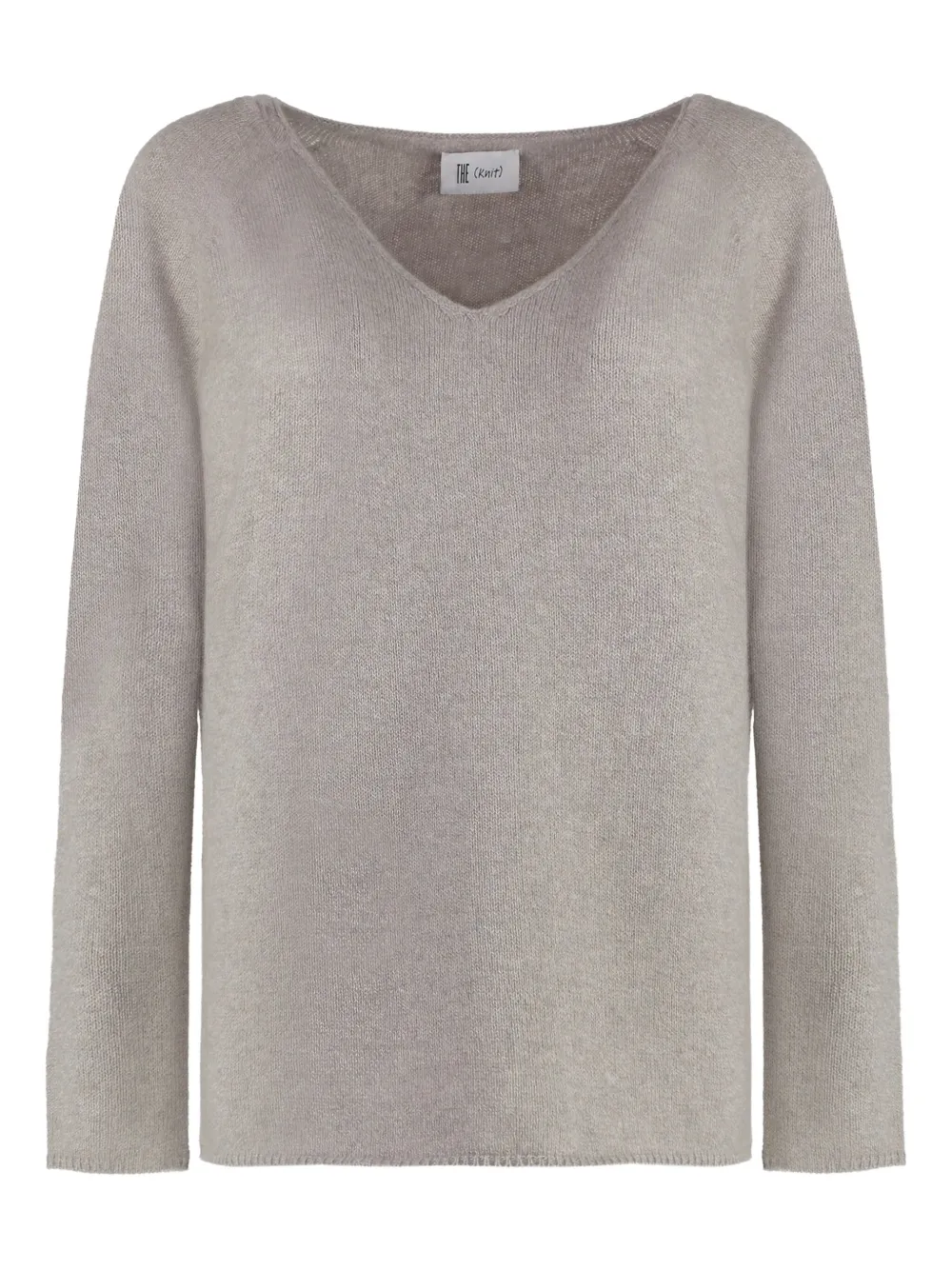 Свитер с V-образным вырезом THE (Alphabet), серый
Свитер с V-образным вырезом THE (Alphabet), серый
