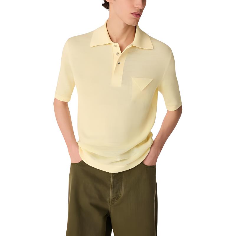 Поло с коротким рукавом Regular Fit Bottega Veneta, Wheat
Поло с коротким рукавом Regular Fit Bottega Veneta, Wheat