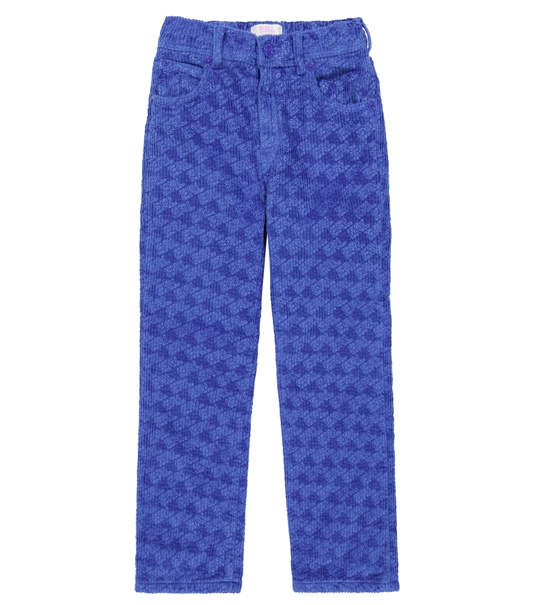 Брюки из хлопкового вельвета с логотипом ERL Kids, синий
Брюки из хлопкового вельвета с логотипом ERL Kids, синий