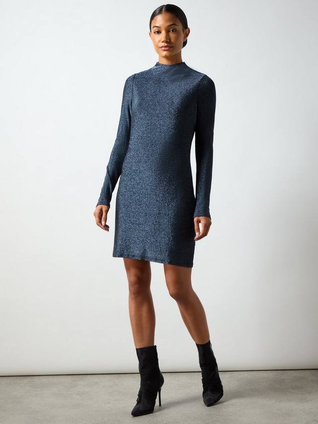 Мини-платье с высоким воротом darcy sparkle Ro&Zo, синий
Мини-платье с высоким воротом darcy sparkle Ro&Zo, синий