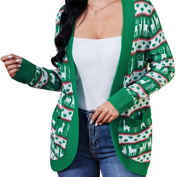Женский рождественский кардиган Clearflower, Green
Женский рождественский кардиган Clearflower, Green