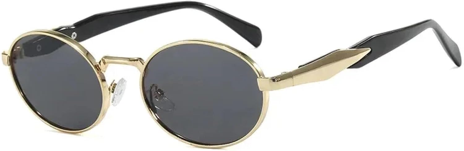 Солнцезащитные очки с защитой от УФ-излучения UV400 | Круглые металлические, с леопардовым принтом | Для женщин и мужчин, для занятий спортом на открытом воздухе и вождения DSVIGF, Gold Gray
Солнцезащитные очки с защитой от УФ-излучения UV400 | Круглые металлические, с леопардовым принтом | Для женщин и мужчин, для занятий спортом на открытом воздухе и вождения DSVIGF, Gold Gray