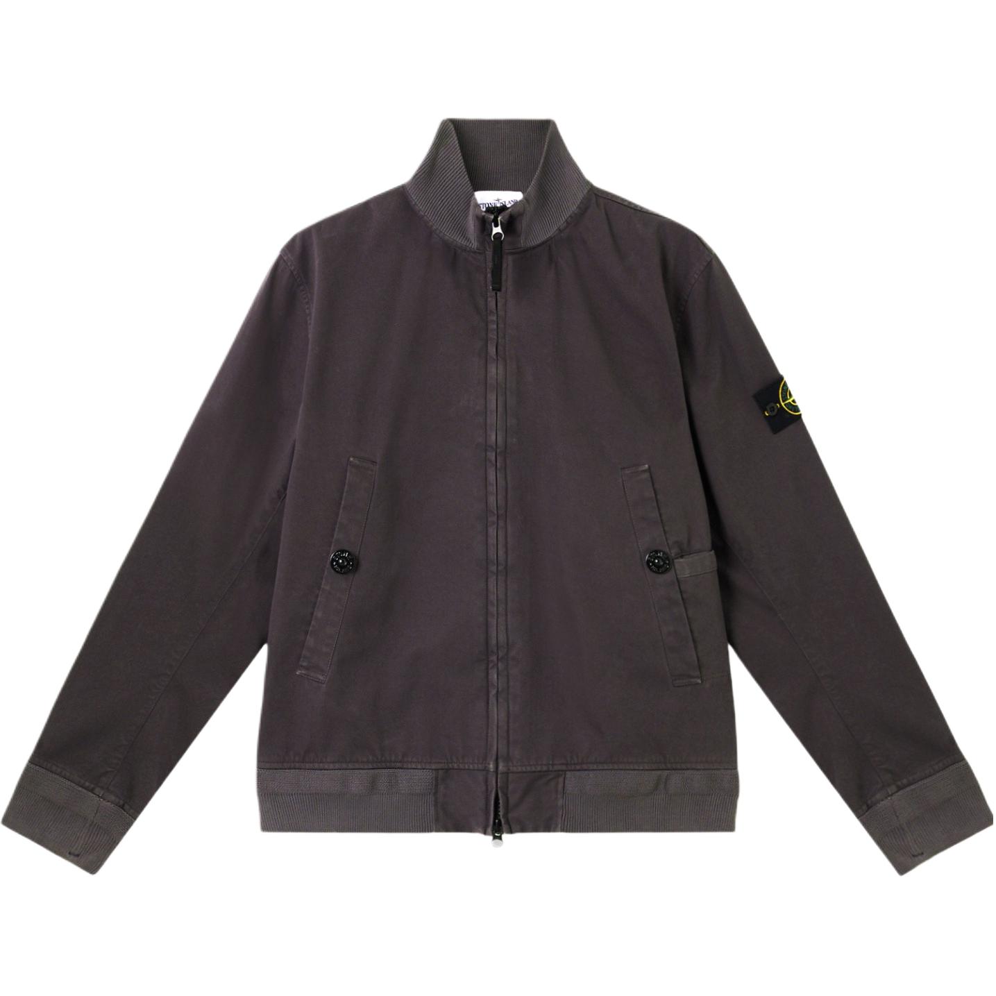 STONE ISLAND Приталенная бомбер с высоким воротником, Charcoal Gray
STONE ISLAND Приталенная бомбер с высоким воротником, Charcoal Gray