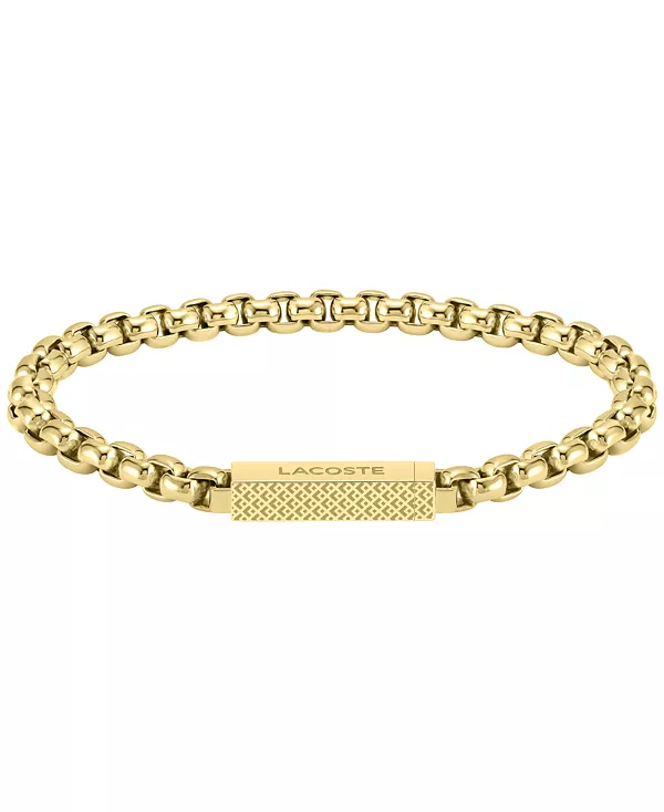 Мужской браслет-цепочка с коробкой Lacoste, gold
Мужской браслет-цепочка с коробкой Lacoste, gold