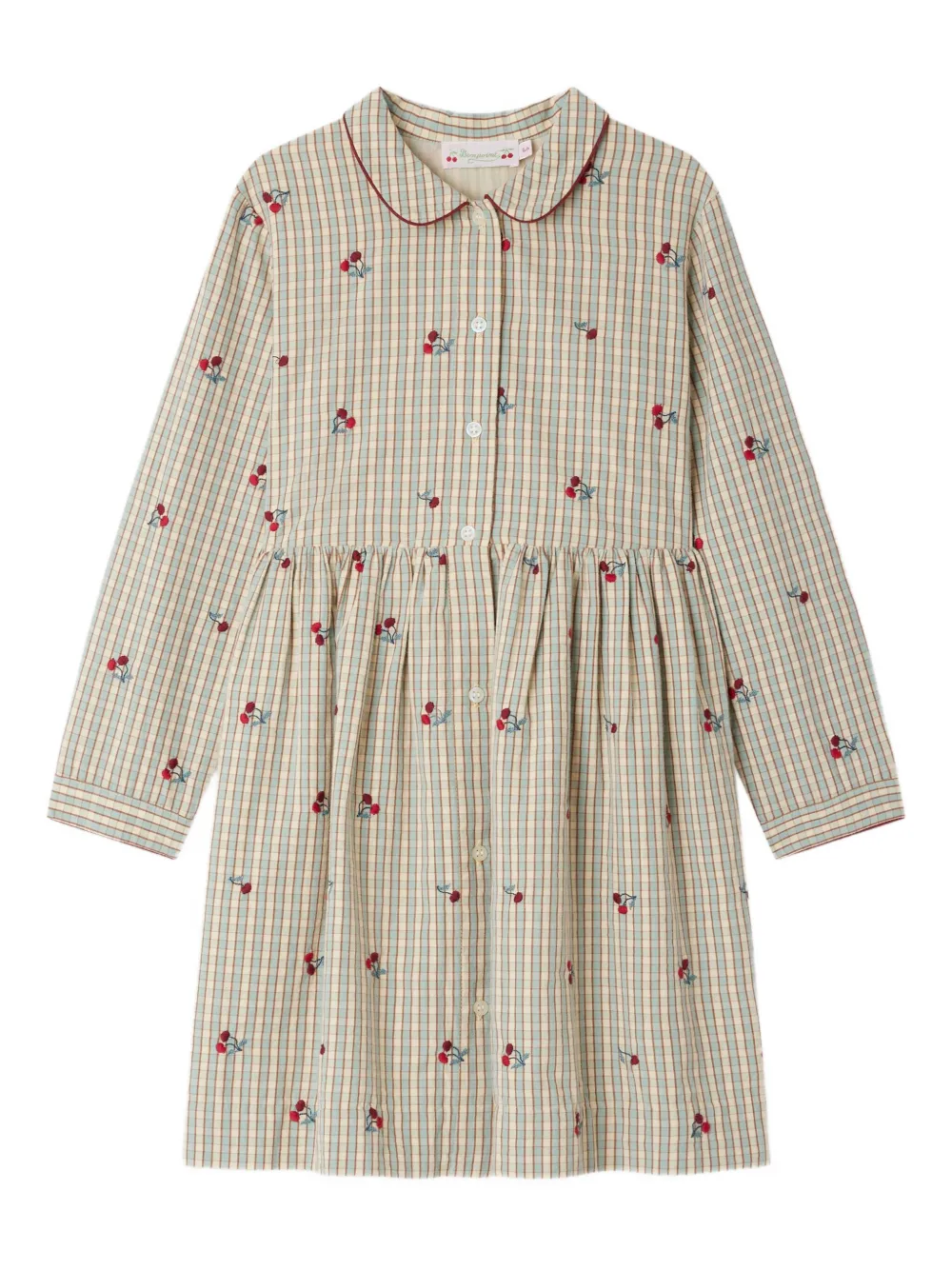 Клетчатое платье с вышивкой Bonpoint, нейтральный
Клетчатое платье с вышивкой Bonpoint, нейтральный