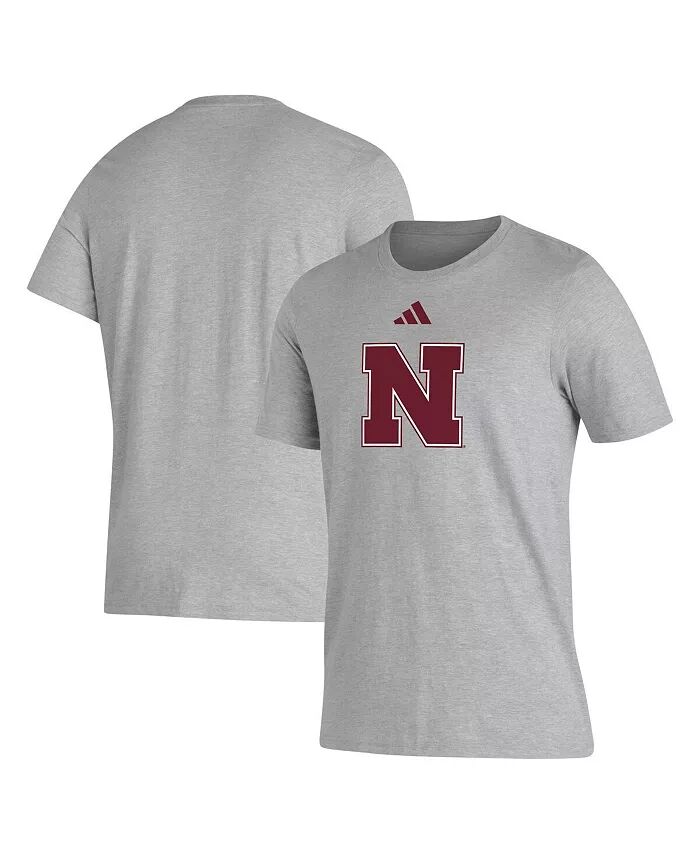 Мужская серая футболка Nebraska Huskers Primary Locker Logo Pre-Game AEROREADY adidas
Мужская серая футболка Nebraska Huskers Primary Locker Logo Pre-Game AEROREADY adidas