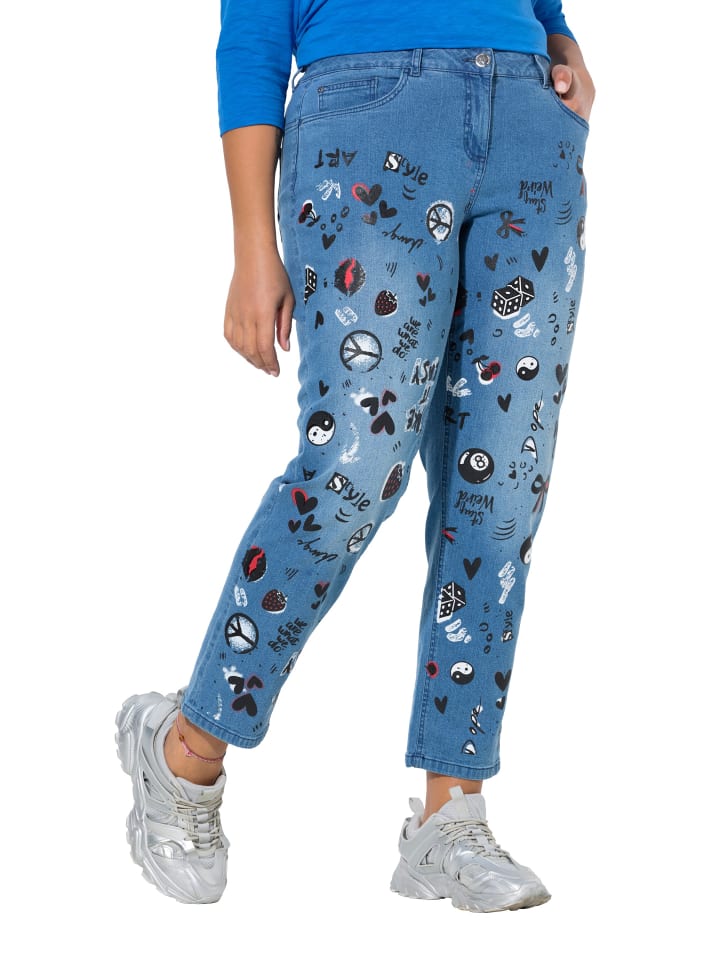 Angel of Style Джинсы из синей джинсовой ткани
Angel of Style Джинсы из синей джинсовой ткани