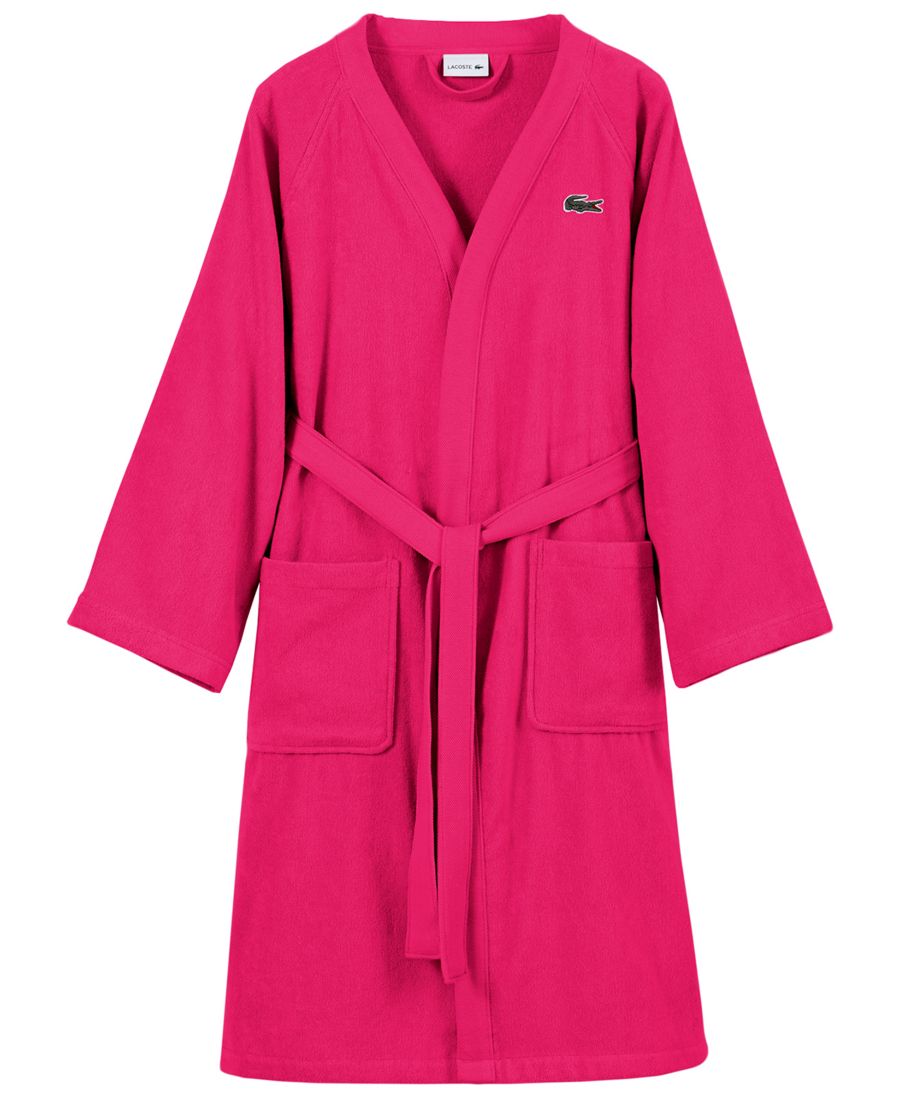 Банный халат из 100% хлопкового пике с нашивкой и логотипом Lacoste Home, цвет magenta
Банный халат из 100% хлопкового пике с нашивкой и логотипом Lacoste Home, цвет magenta