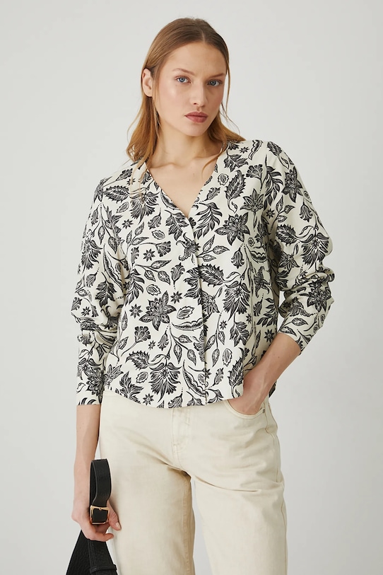 Блузка с добавлением льна Medicine, бежевый
Блузка с добавлением льна Medicine, бежевый