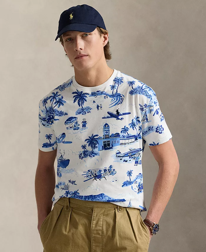 Мужская классическая футболка Polo Bear Polo Ralph Lauren, мультиколор
Мужская классическая футболка Polo Bear Polo Ralph Lauren, мультиколор