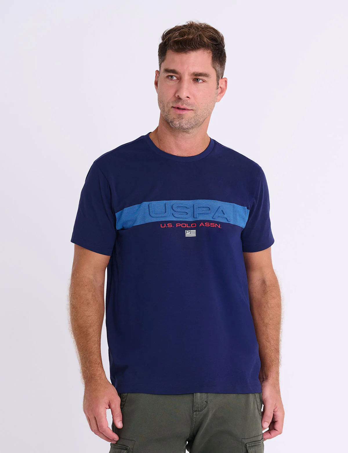 Футболка U.S. Polo Assn Embossed Uspa Stripe Jersey, темно-синий
Футболка U.S. Polo Assn Embossed Uspa Stripe Jersey, темно-синий