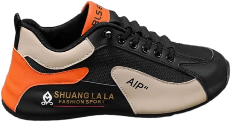 Мужские легкие кроссовки с сеткой для повседневного и спортивного использования - прочные, дышащие, подходят для ежедневной носки Hoalox, черный/оранжевый
Мужские легкие кроссовки с сеткой для повседневного и спортивного использования - прочные, дышащие, подходят для ежедневной носки Hoalox, черный/оранжевый