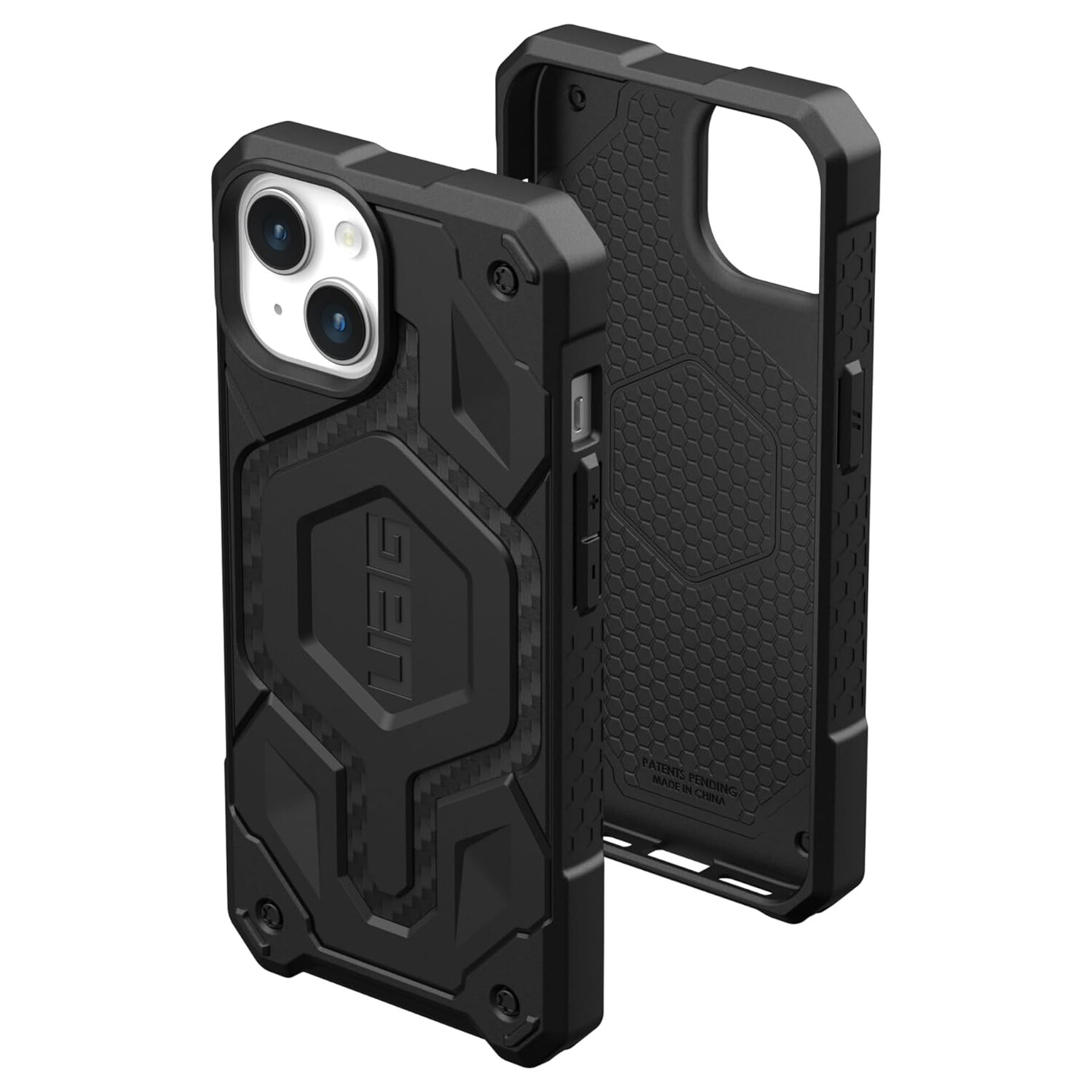 Чехол UAG Monarch Pro для iPhone 15 Plus, Carbon Fiber Black, Черный, Чехол UAG Monarch Pro для iPhone 15 Plus, Carbon Fiber Black
Чехол UAG Monarch Pro для iPhone 15 Plus, Carbon Fiber Black, Черный, Чехол UAG Monarch Pro для iPhone 15 Plus, Carbon Fiber Black