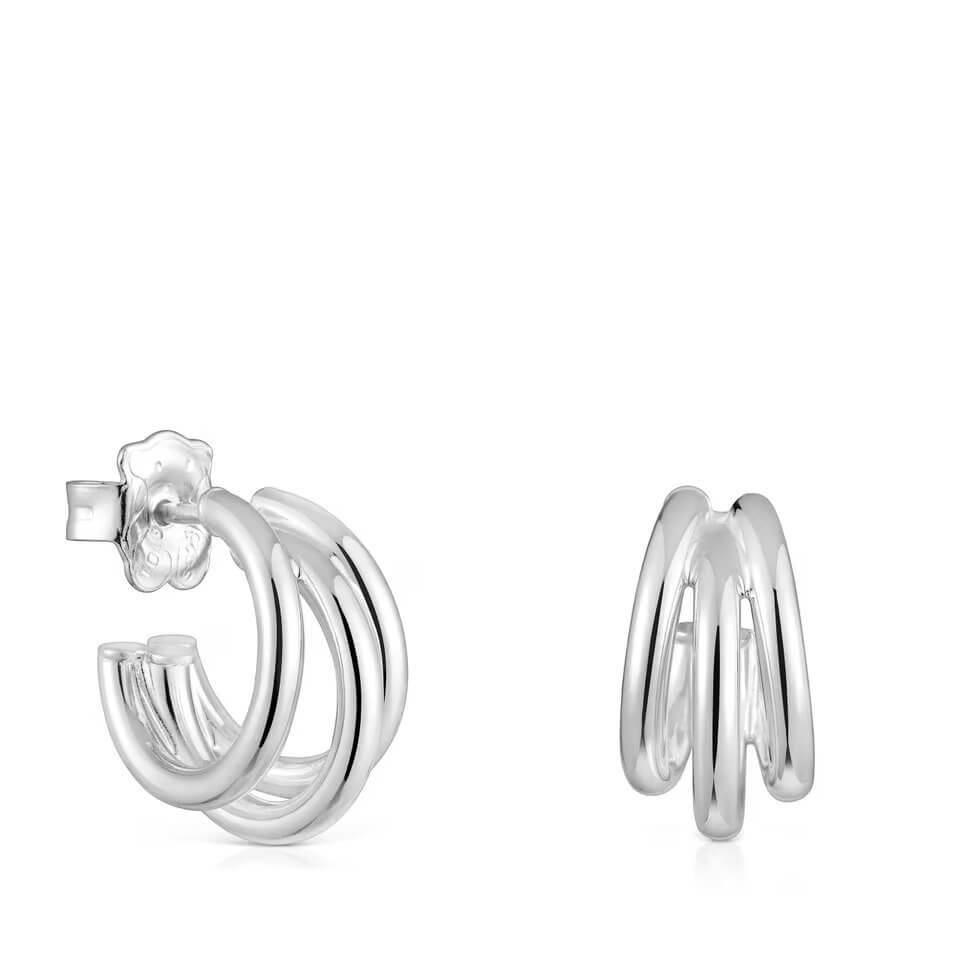 Серьги-кольца Tous Basics Short Triple, 10,5 мм, серебро
Серьги-кольца Tous Basics Short Triple, 10,5 мм, серебро