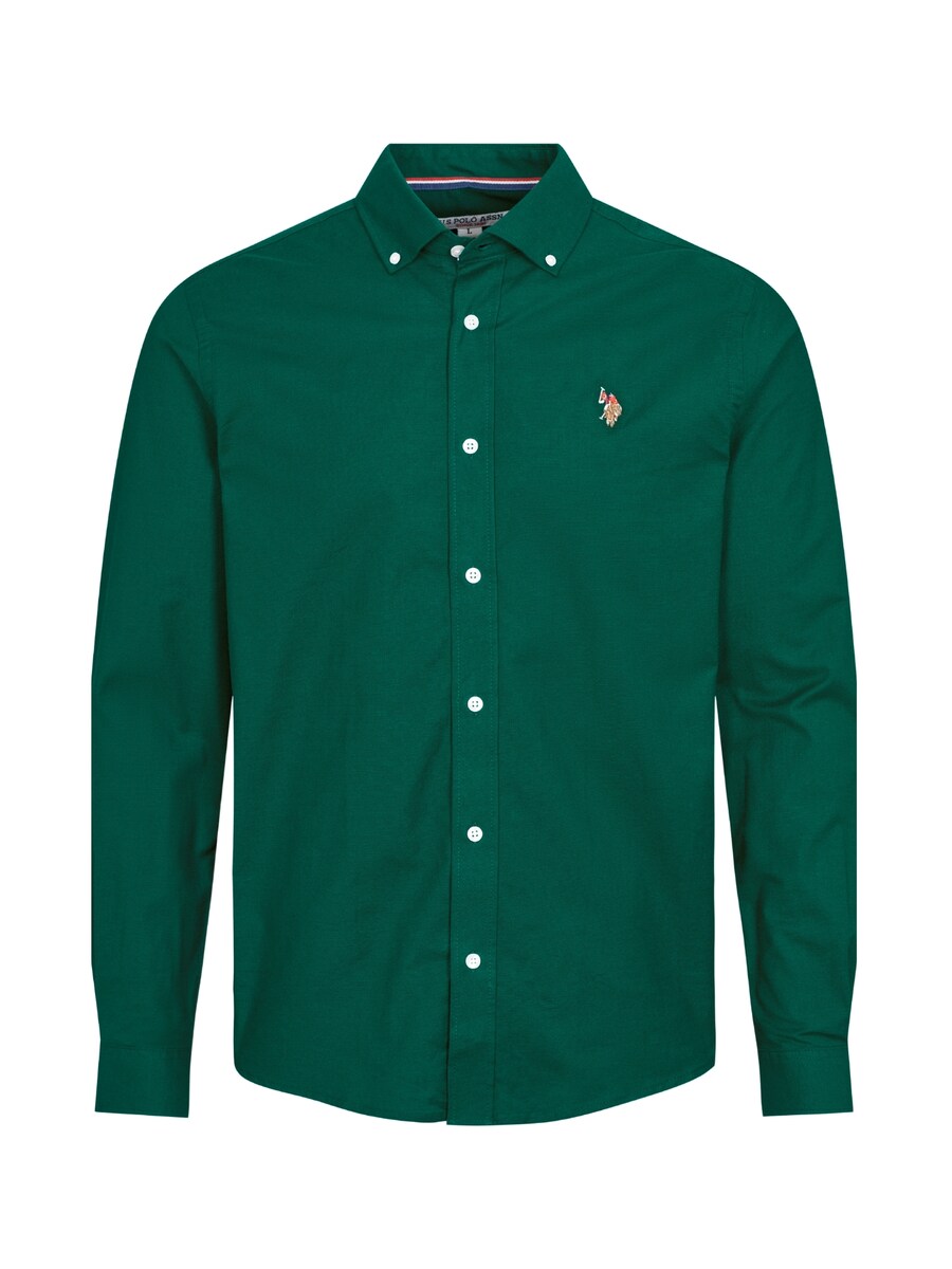 Рубашка Slim Fit на пуговицах U.S. POLO ASSN. Esmar, изумрудный
Рубашка Slim Fit на пуговицах U.S. POLO ASSN. Esmar, изумрудный