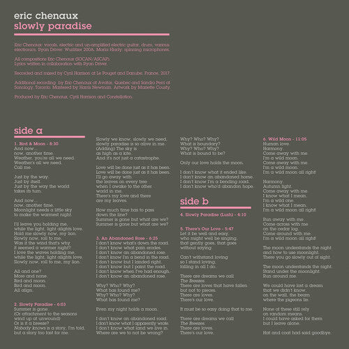 Виниловая пластинка Chenaux, Eric: Slowly Paradise
Виниловая пластинка Chenaux, Eric: Slowly Paradise