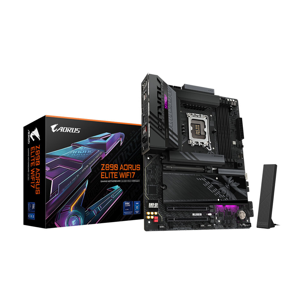 Материнская плата Gigabyte Z890 Aorus Elite WiFi7, LGA1851, DDR5, Wi-Fi
Материнская плата Gigabyte Z890 Aorus Elite WiFi7, LGA1851, DDR5, Wi-Fi
