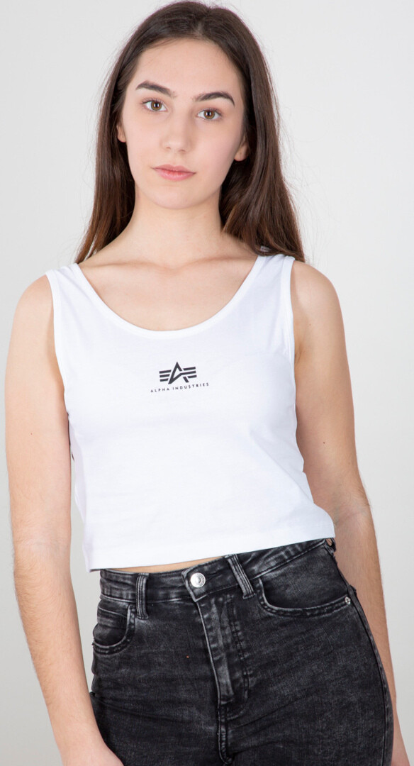 Топ Alpha Industries Basic Crop SL женский танк, белый
Топ Alpha Industries Basic Crop SL женский танк, белый