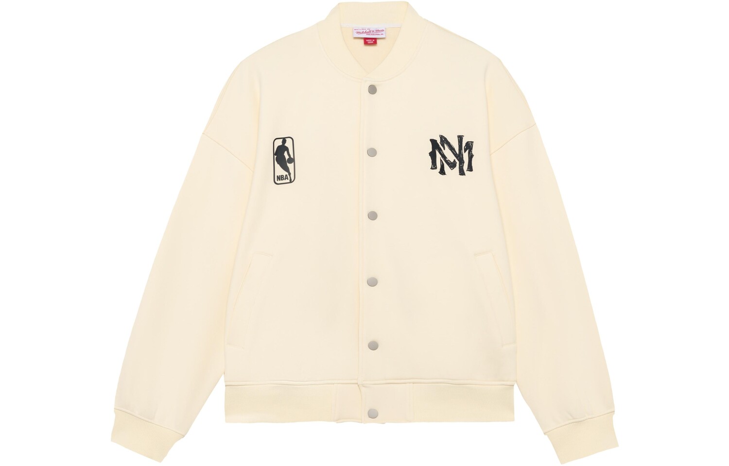 Бейсбольная куртка унисекс Off White Mitchell Ness
Бейсбольная куртка унисекс Off White Mitchell Ness