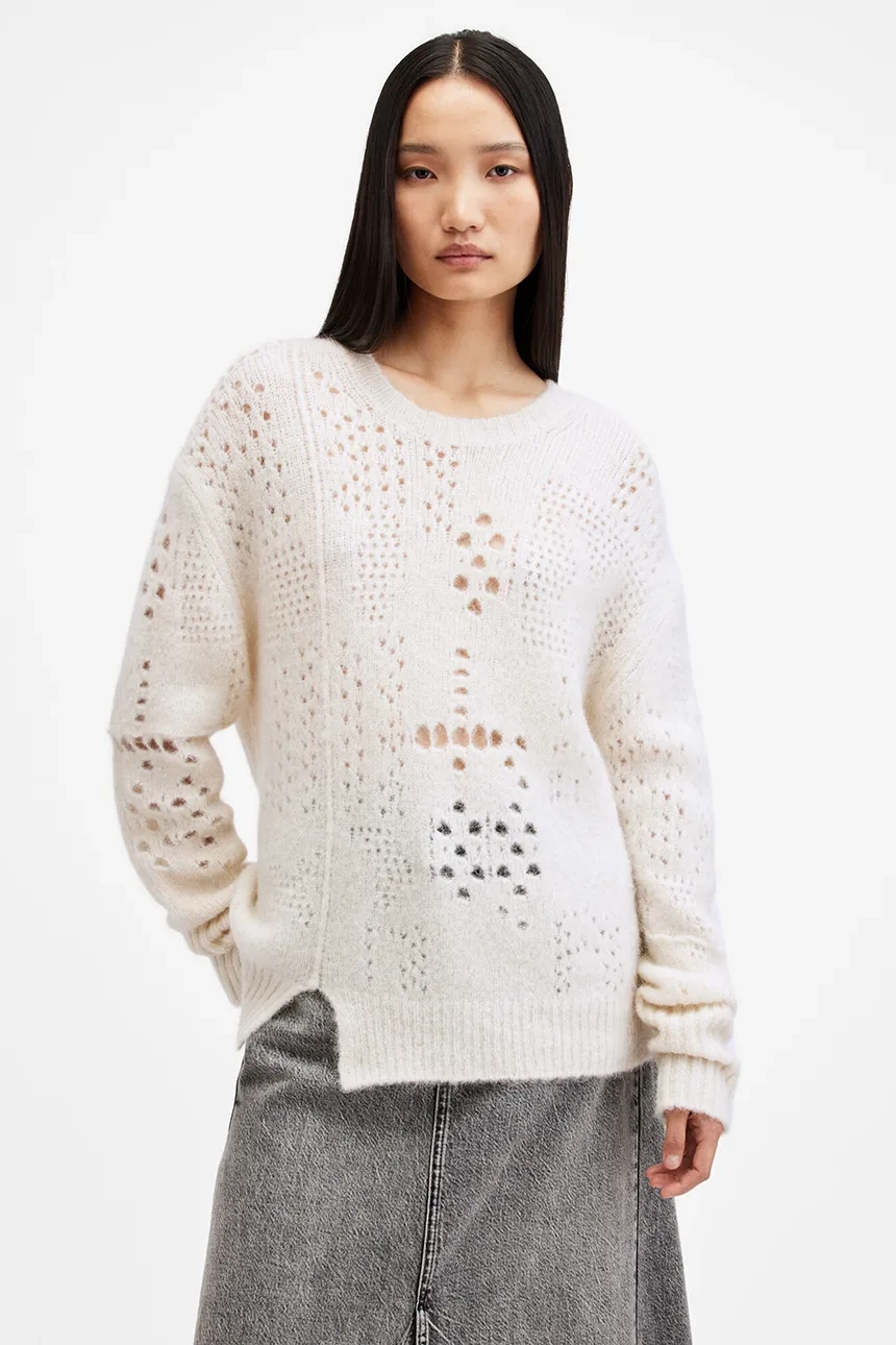 WINNIE шерстяной свитер AllSaints, белый
WINNIE шерстяной свитер AllSaints, белый