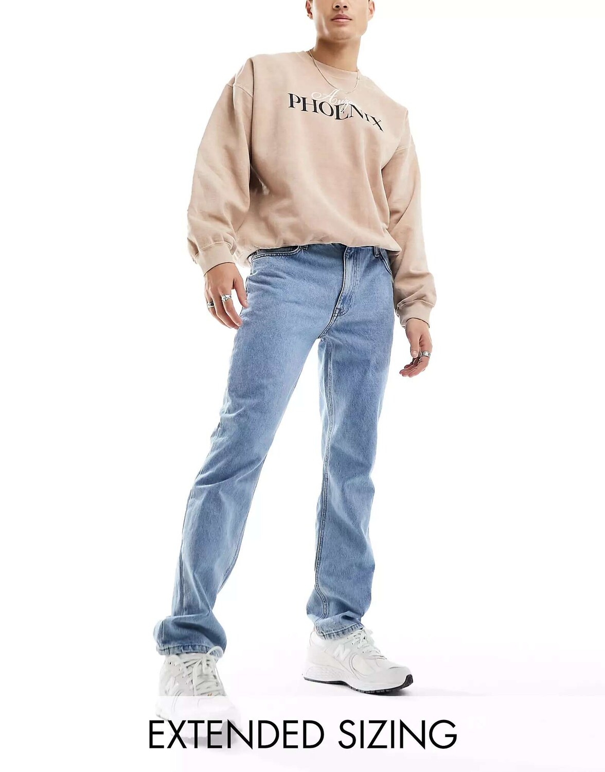 Синие прямые джинсы ASOS
Синие прямые джинсы ASOS