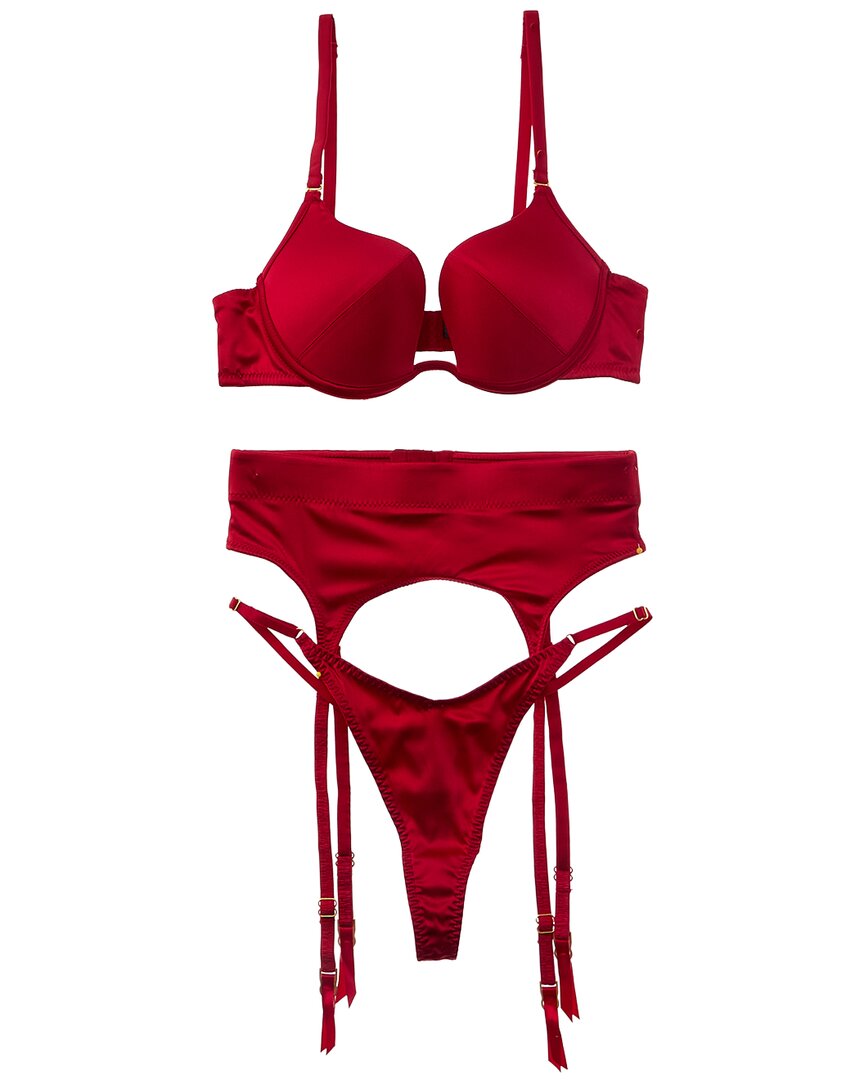 Комплект нижнего белья House of Desire Brigeta из 3 предметов, красный
Комплект нижнего белья House of Desire Brigeta из 3 предметов, красный