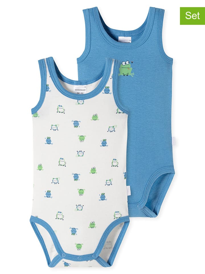 Schiesser Комплект из 2 боди сине-белого цвета
Schiesser Комплект из 2 боди сине-белого цвета