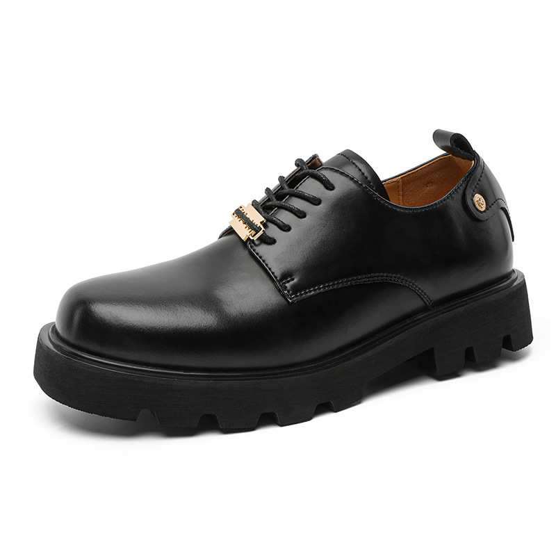 WEISHIBANGWEI Повседневные кожаные туфли мужские черные с потайным клином, цвет Black Hidden Wedge
WEISHIBANGWEI Повседневные кожаные туфли мужские черные с потайным клином, цвет Black Hidden Wedge