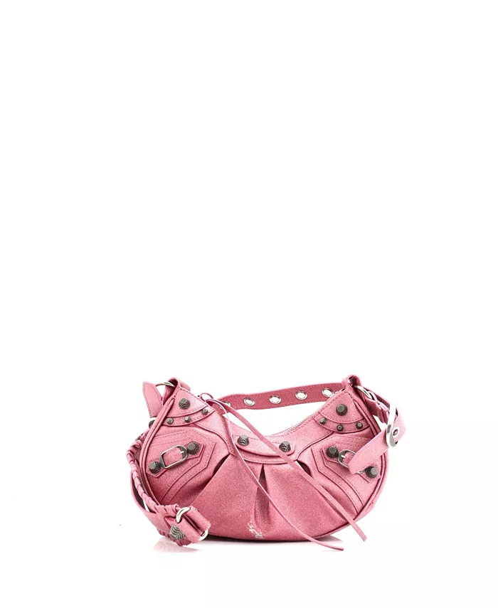 XS Le Cagole Giant Studs Shoulder Bag Glitter Leather (Сумка через плечо с гигантскими шипами и блестками из кожи) Pre-Owned Balenciaga, розовый
XS Le Cagole Giant Studs Shoulder Bag Glitter Leather (Сумка через плечо с гигантскими шипами и блестками из кожи) Pre-Owned Balenciaga, розовый