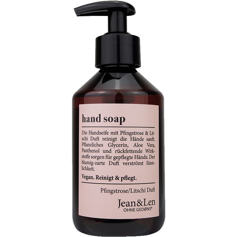 Мыло для рук Пион и Личи Jean&Len, 250 ml
Мыло для рук Пион и Личи Jean&Len, 250 ml