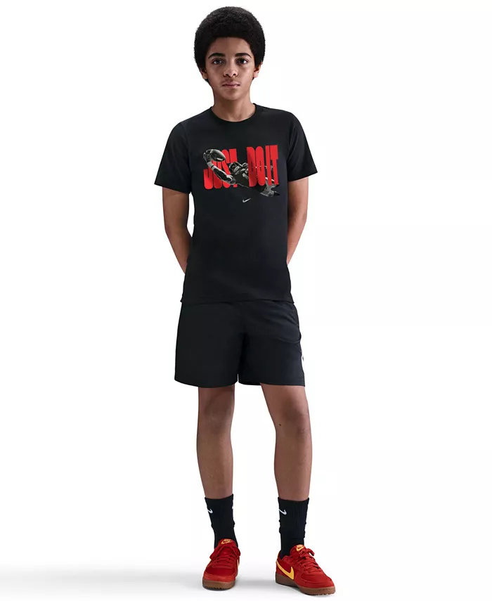 Просто сделай это: футболка для детей старшего возраста Nike, черный
Просто сделай это: футболка для детей старшего возраста Nike, черный