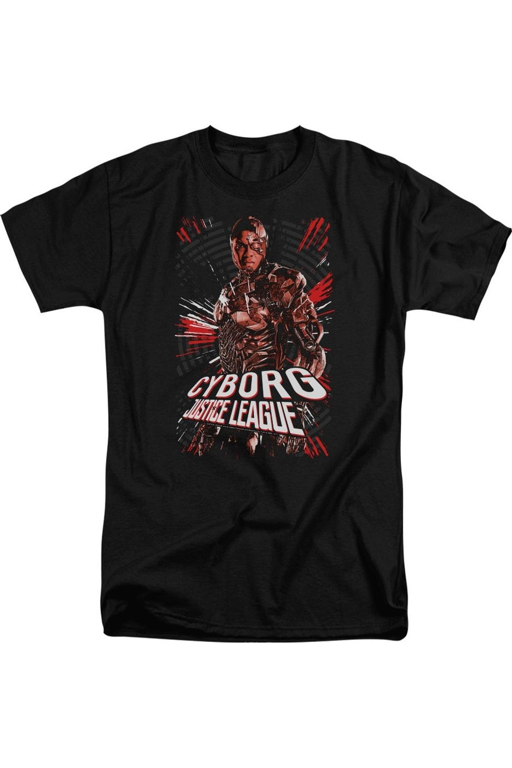 Футболка с коротким рукавом для взрослых Киборг из фильма «Лига справедливости» Justice League Movie, черный
Футболка с коротким рукавом для взрослых Киборг из фильма «Лига справедливости» Justice League Movie, черный