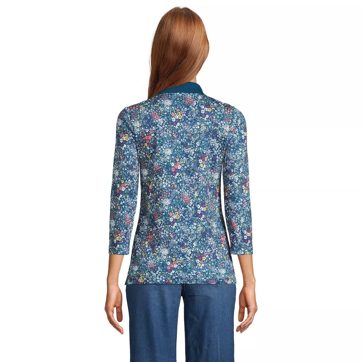 Хлопковая рубашка-поло с рукавами 3/4 Petite Lands' End Supima Lands' End
Хлопковая рубашка-поло с рукавами 3/4 Petite Lands' End Supima Lands' End