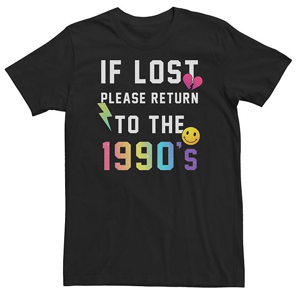 Футболка Big & Tall Fifth Sun "If Lost Please Return To The 1990's" Licensed Character
Футболка Big & Tall Fifth Sun "If Lost Please Return To The 1990's" Licensed Character