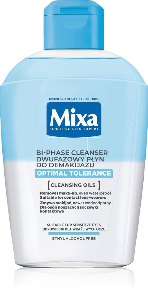 Двухфазное средство для снятия макияжа с глаз с оптимальной переносимостью Mixa, 125 мл
Двухфазное средство для снятия макияжа с глаз с оптимальной переносимостью Mixa, 125 мл