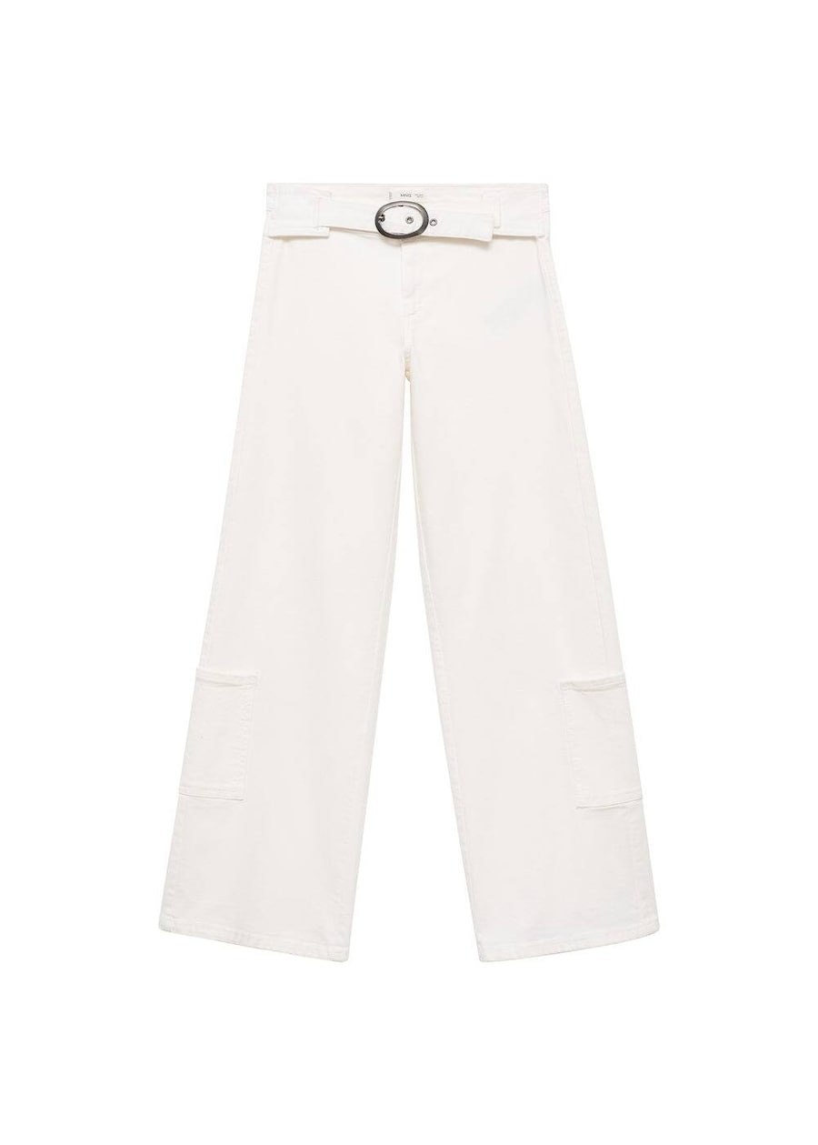 Джинсы с широкими штанинами MANGO TEEN, Mottled White
Джинсы с широкими штанинами MANGO TEEN, Mottled White