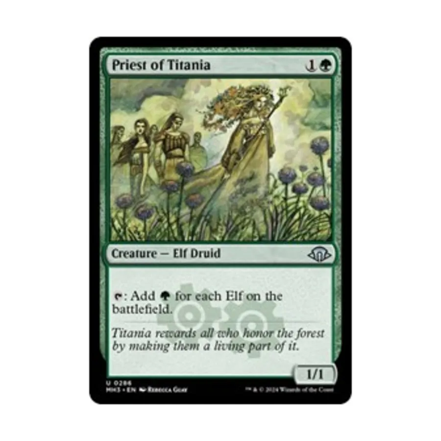 CCG Жрец Титании (U), MTG - Modern Horizons 3
CCG Жрец Титании (U), MTG - Modern Horizons 3