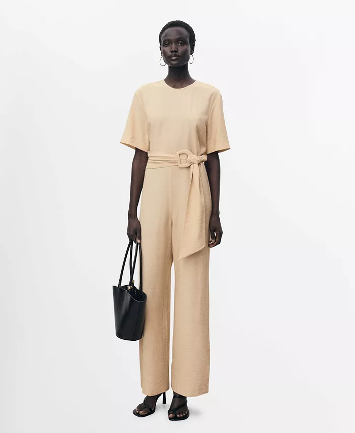 Женский комбинезон прямого кроя с короткими рукавами MANGO, коричневый/бежевый
Женский комбинезон прямого кроя с короткими рукавами MANGO, коричневый/бежевый