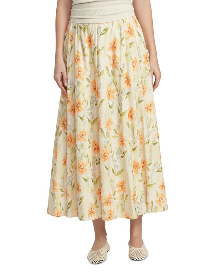 Льняная юбка с панелями Point, желтый
Льняная юбка с панелями Point, желтый