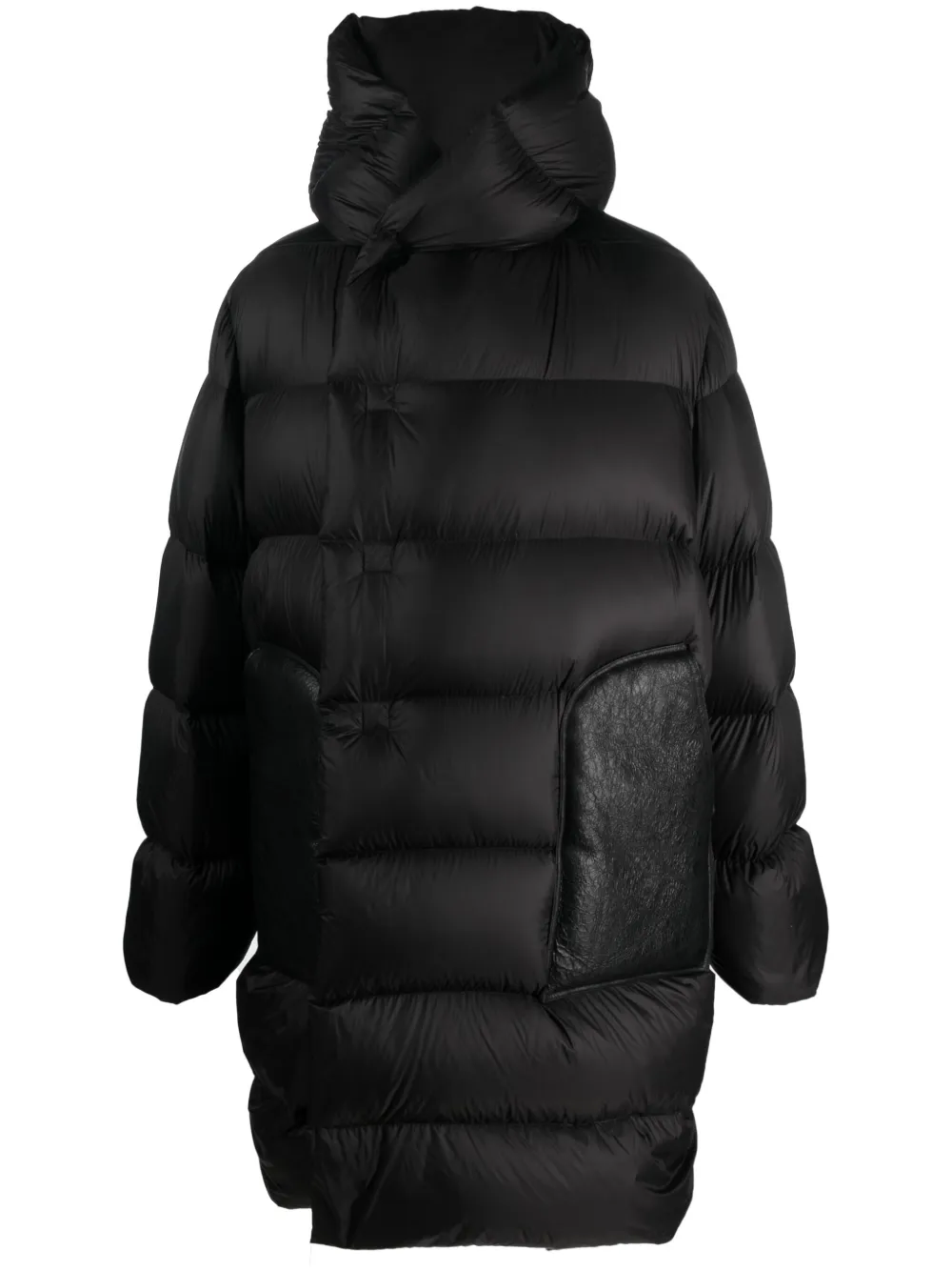 Стеганый пуховик Rick Owens, черный
Стеганый пуховик Rick Owens, черный