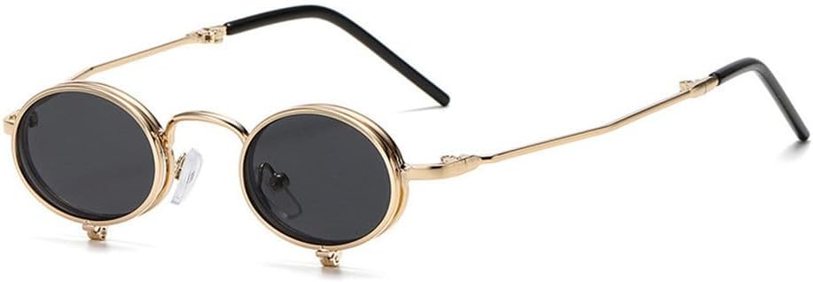 Мужские солнцезащитные очки-слипы в стиле стимпанк, маленькая металлическая оправа; женские солнцезащитные очки в стиле панк, круглые очки; ретро-очки; очки с защитой от УФ-излучения UV400 HYYZZC, C1gold-black
Мужские солнцезащитные очки-слипы в стиле стимпанк, маленькая металлическая оправа; женские солнцезащитные очки в стиле панк, круглые очки; ретро-очки; очки с защитой от УФ-излучения UV400 HYYZZC, C1gold-black