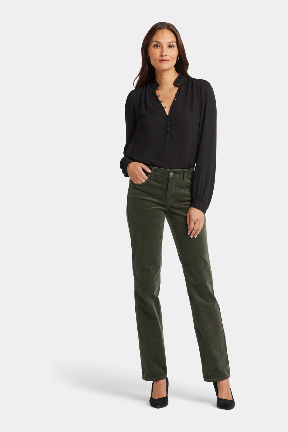 Прямые вельветовые брюки Мэрилин Nydj, зеленый
Прямые вельветовые брюки Мэрилин Nydj, зеленый