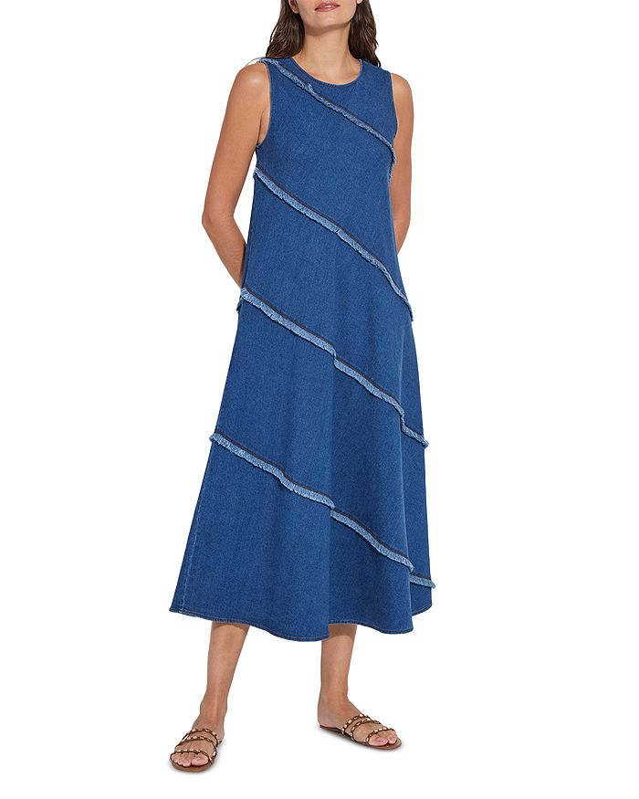 Платье миди с бахромой Mirabella из денима Lyssé, синий
Платье миди с бахромой Mirabella из денима Lyssé, синий