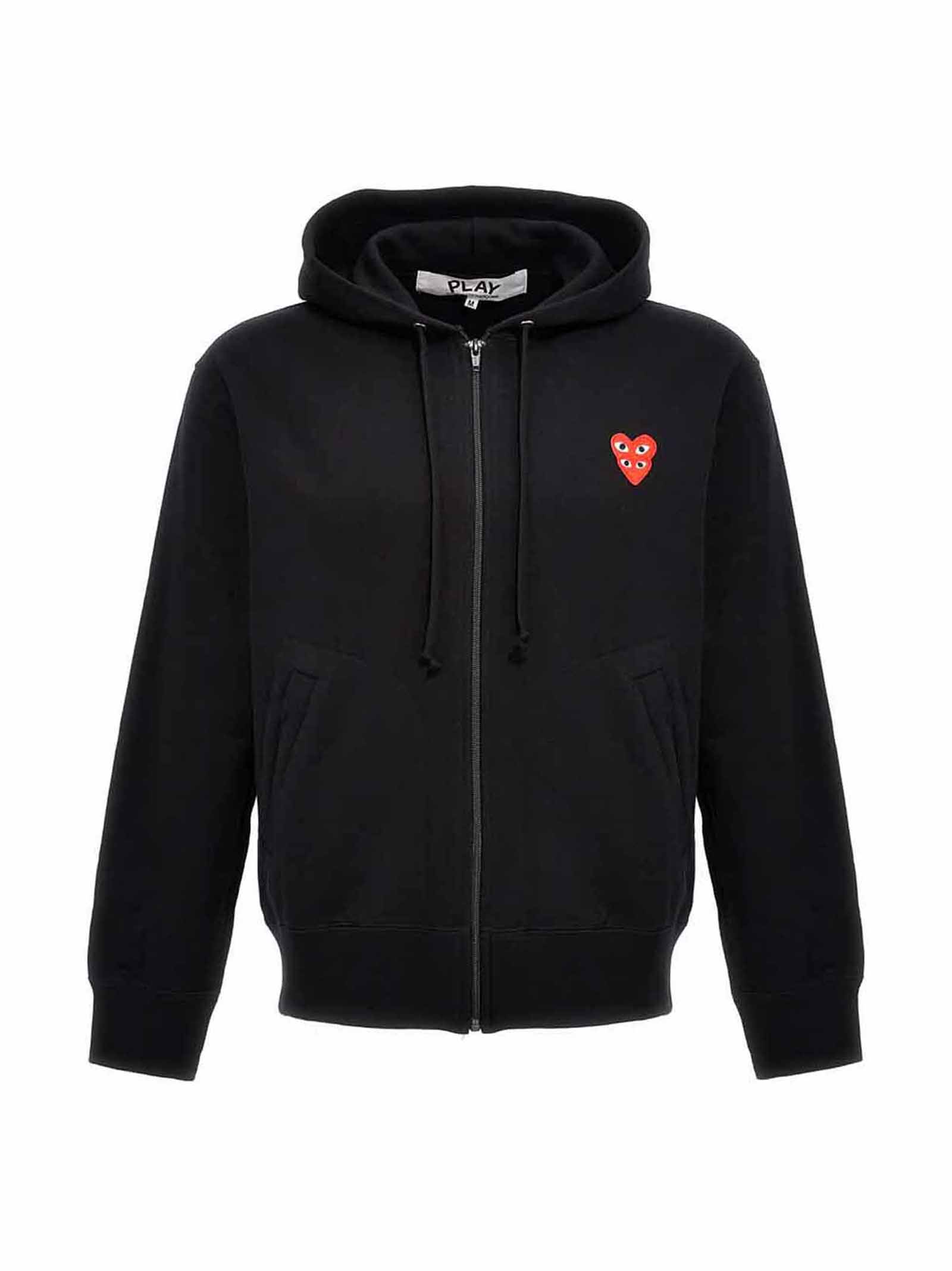Худи «Double Heart» Comme Des Garçons Play, черный
Худи «Double Heart» Comme Des Garçons Play, черный