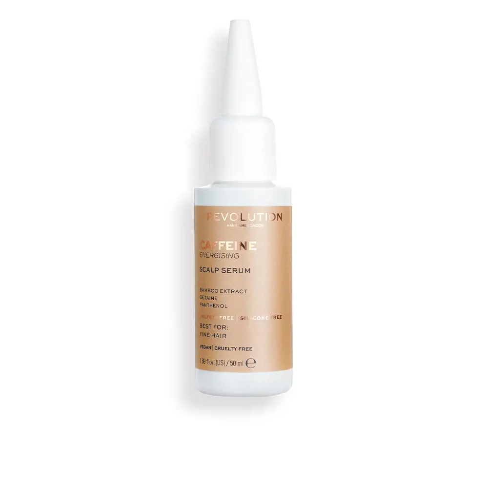Сыворотка для волос Caffeine energising scalp serum Revolution Hair Care, 50 мл.
Сыворотка для волос Caffeine energising scalp serum Revolution Hair Care, 50 мл.