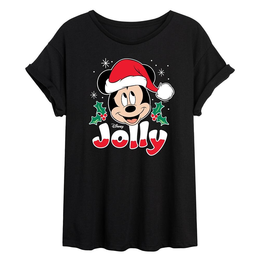 Большая рождественская футболка Disney's Mickey Mouse Junior's Jolly Christmas, черный
Большая рождественская футболка Disney's Mickey Mouse Junior's Jolly Christmas, черный