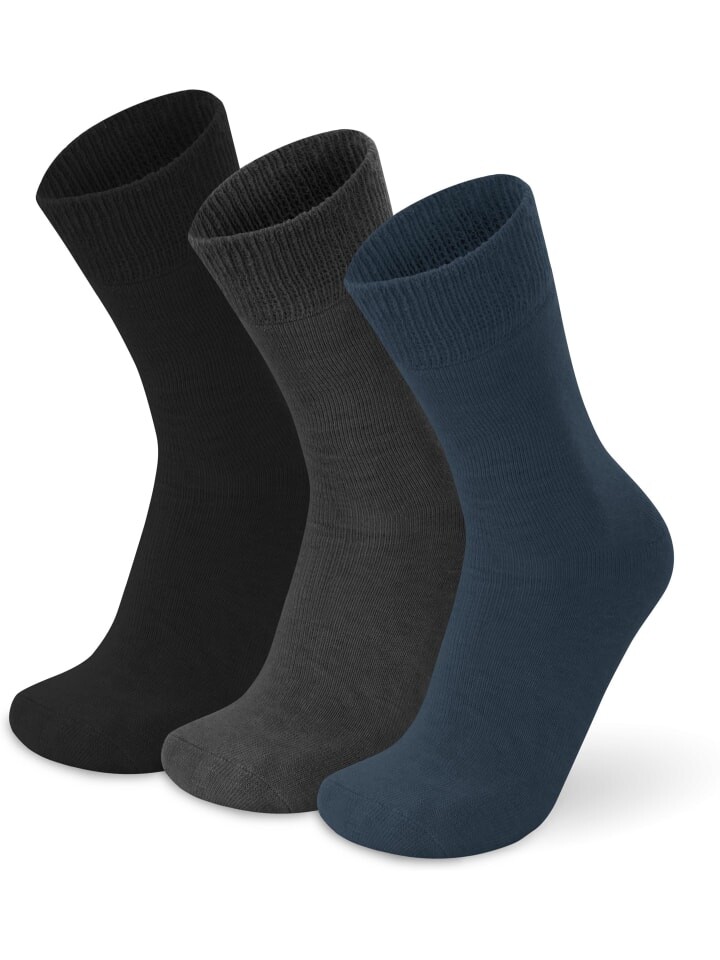 Носки normani 3 Paar Alpaka Vollplüsch, цвет schwarz/anthrazit/marine
Носки normani 3 Paar Alpaka Vollplüsch, цвет schwarz/anthrazit/marine