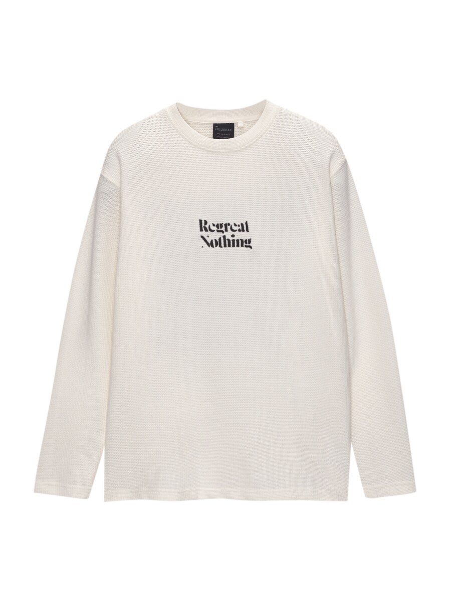 Толстовка Pull&Bear REGRET NOTHING, белый
Толстовка Pull&Bear REGRET NOTHING, белый