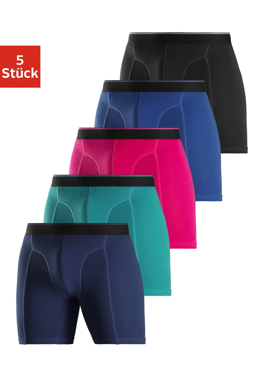 AUTHENTIC LE JOGGER Длинные боксеры (5 шт. в упаковке), с двухцветным тканым поясом и более длинными брючинами, черный
AUTHENTIC LE JOGGER Длинные боксеры (5 шт. в упаковке), с двухцветным тканым поясом и более длинными брючинами, черный